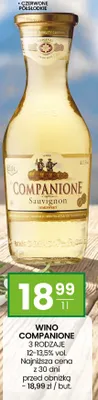 Wino Companione Sauvignon promocja w Twój Market