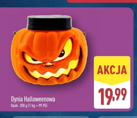 Dynia Halloweenowa promocja w Aldi