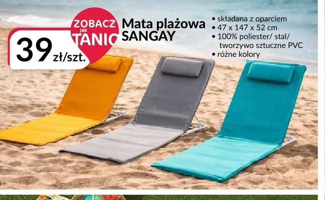 Mata plażowa Sangay promocja w Salony Agata