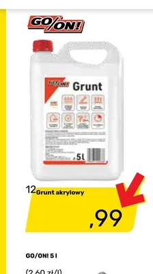 Grunt akrylowy GO/ON! promocja w Bricomarche