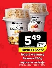 Jogurt kremowy Bakoma promocja w Delfin