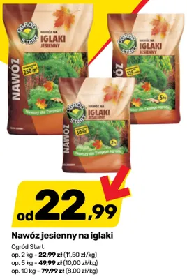Nawóz jesienny na iglaki Ogród Start promocja w Bricomarche