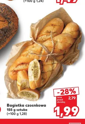 Bagietka czosnkowa promocja w Kaufland