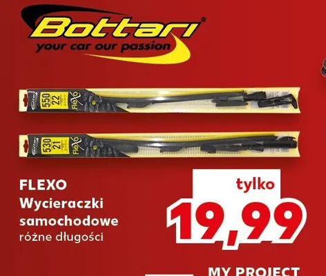 Wycieraczki samochodowe Flexo Bottari promocja w Kaufland