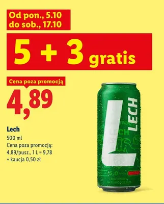 Piwo Lech promocja w Lidl