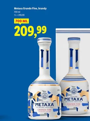 Brandy Metaxa Grande Fine promocja w Lidl