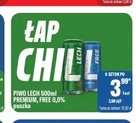 Piwo bezalkoholowe Lech Free promocja w Tomi Markt