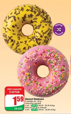Donut Stokson promocja w Dino