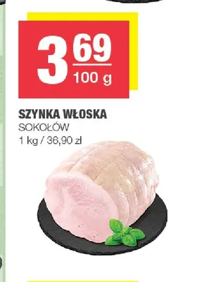 Szynka włoska Sokołów promocja w SPAR