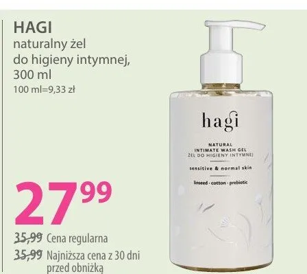 Naturalny żel do higieny intymnej promocja w Hebe