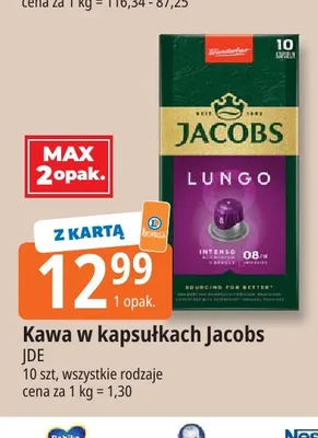 Kawa w kapsułkach Jacobs promocja w Leclerc