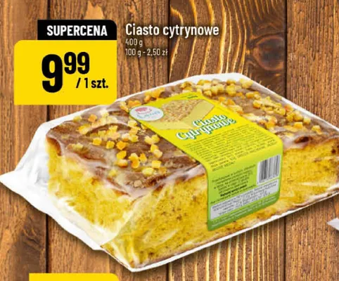 Ciasto cytrynowe promocja w POLOmarket