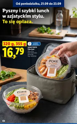 Poke bowl kurczak Sushi Tokyo promocja w Lidl