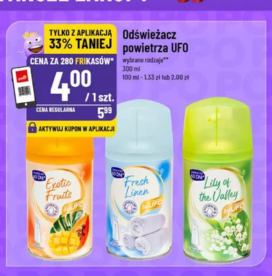 Odświeżacz powietrza UFO Lily of the Valley promocja w POLOmarket
