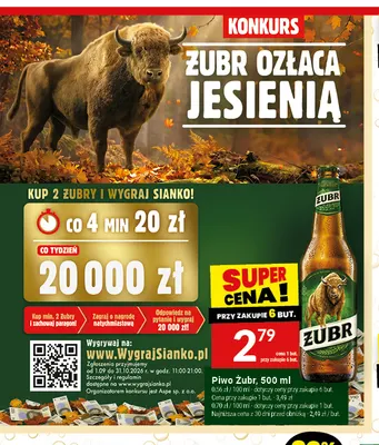 Piwo Żubr promocja w Twój Market
