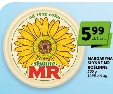Margaryna Słynne MR Roślinne promocja w ABC