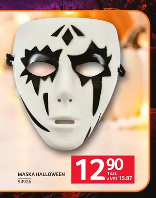 Maska Halloween promocja w Selgros