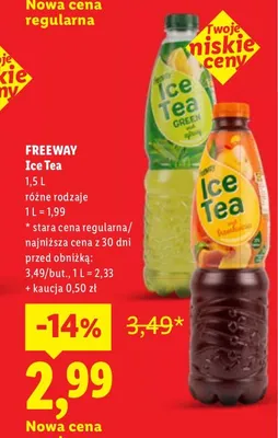 Ice Tea Freeway promocja w Lidl