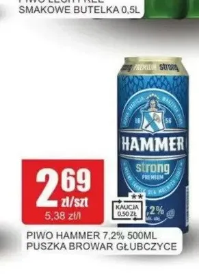 Piwo Hammer 7,2% promocja w Bingo
