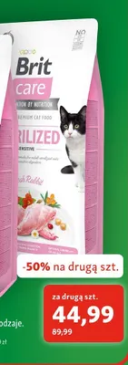 Sucha karma dla kota Brit Care Sterilized promocja w MAXI ZOO