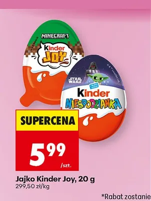 Jajko Kinder Joy promocja w Biedronka