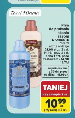 Płyn do płukania tkanin Tesori d'Oriente Byzantium promocja w Carrefour
