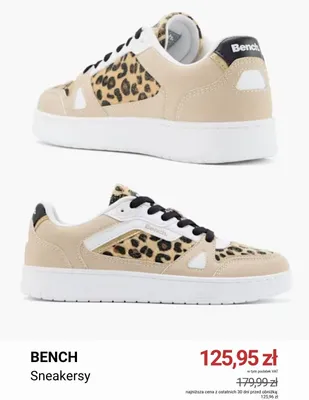 Sneakersy Bench promocja w Deichmann