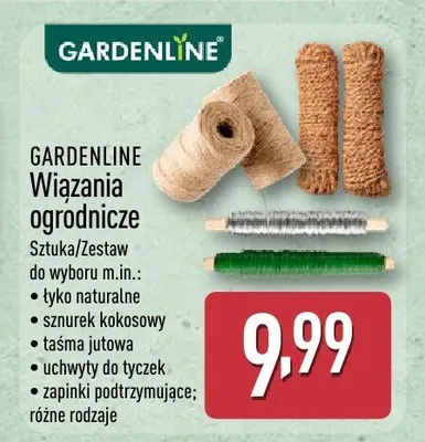 Wiązania ogrodnicze promocja w Aldi