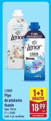Płyn do płukania tkanin Lenor Spring Awakening 7 Days Fresh Bed promocja w Aldi