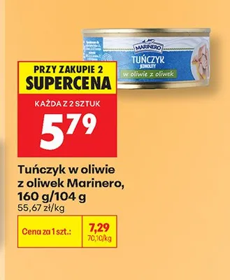 Tuńczyk w oliwie z oliwek Marinero promocja w Biedronka
