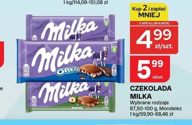 Czekolada Milka promocja w Chorten