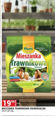 Mieszanka trawnikowa uniwersalna Planta promocja w Merkury Market