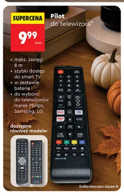 Pilot do telewizora Philips promocja w Biedronka