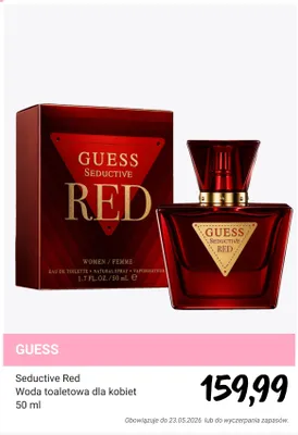 Woda toaletowa dla kobiet GUESS Seductive Red promocja w Rossmann