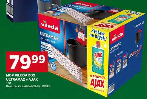 Mop Vileda Box Ultramax + Ajax promocja w Stokrotka