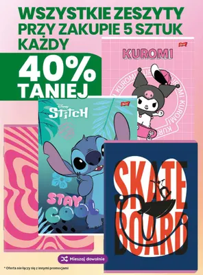 Zeszyty promocja w Dino