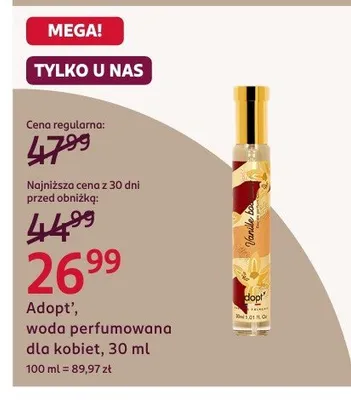 Woda perfumowana dla kobiet promocja w Rossmann