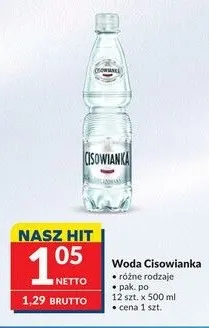 Woda Cisowianka promocja w Makro