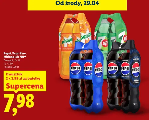 Napój gazowany Pepsi promocja w Lidl