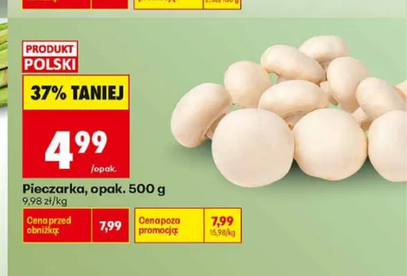 Pieczarka promocja w Biedronka