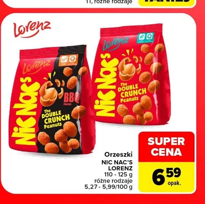Orzeszki Nic Nac's BBQ Lorenz promocja w Carrefour
