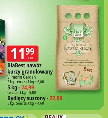 Nawóz kurzy granulowany Bio Best promocja w Leclerc