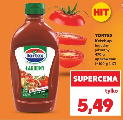 Ketchup Tortex promocja w Kaufland