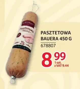 Pasztetowa Bauera Zielińscy promocja w Selgros