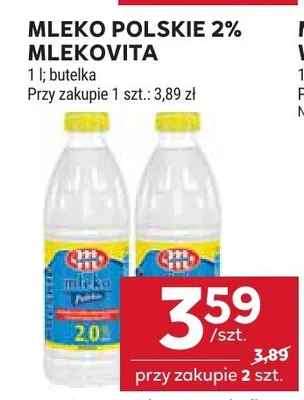 Mleko polskie 2% mlekovita promocja w Stokrotka
