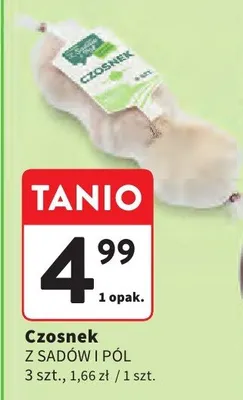 Czosnek Z Sadów I Pól promocja w Intermarche