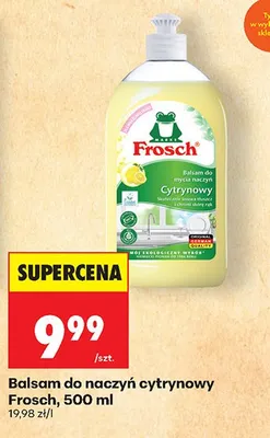 Balsam do naczyń cytrynowy Frosch promocja w Biedronka