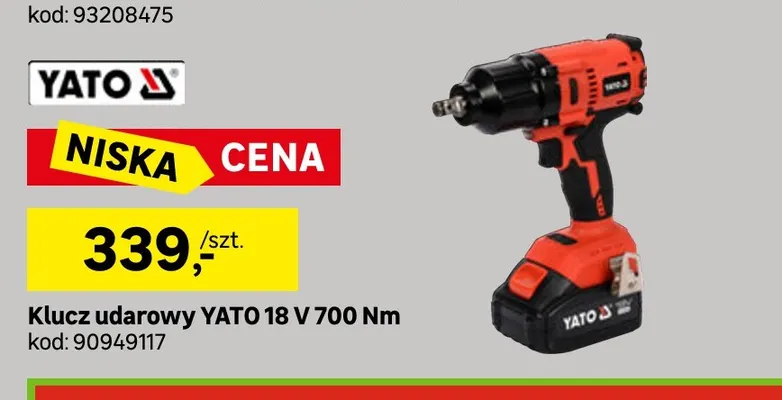 Klucz udarowy Yato 700Nm promocja w Leroy Merlin