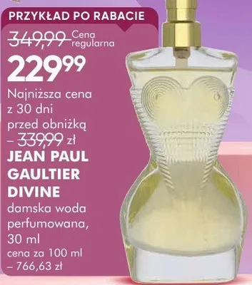 Perfumy Jean Paul Gaultier Divine damska woda perfumowana promocja w Makro