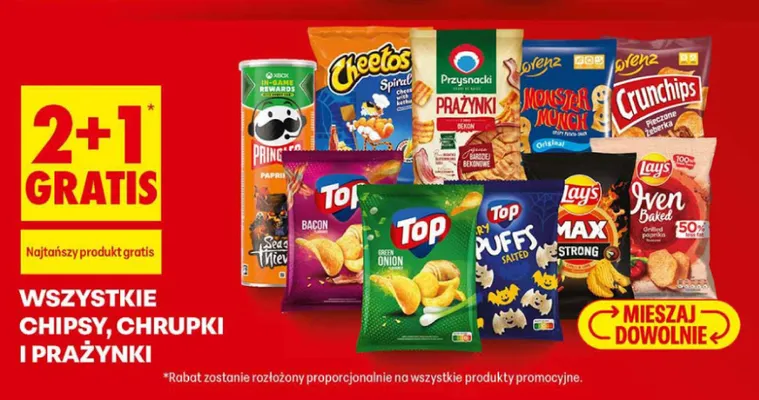 Prażynki Przysnacki promocja w Biedronka
